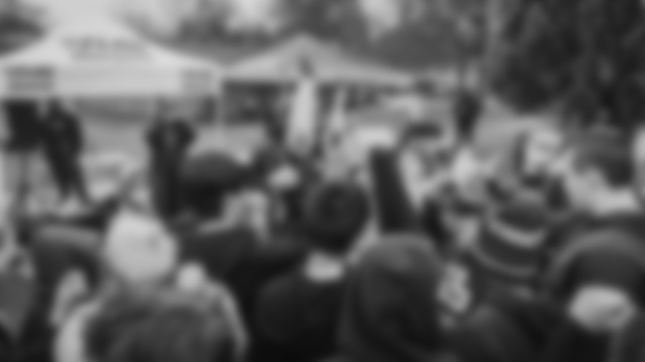 The Seahawks hosted a flag football clinic with NFL FLAG Vancouver at Unwin Park in Surrey, BC on Saturday, November 15, 2025.