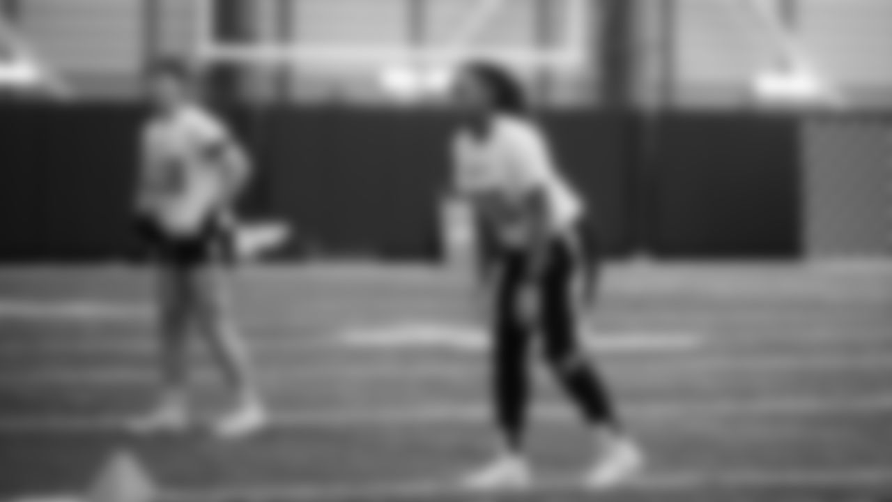 The Seahawks hosted the USA Football Talent ID Camp on February 21, 2026 at the Virginia Mason Athletic Center.