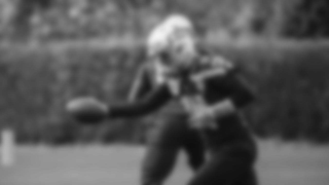 Seahawks quarterback Sam Darnold (14) practiced on Friday, October 31, 2025 at the Virginia Mason Athletic Center.