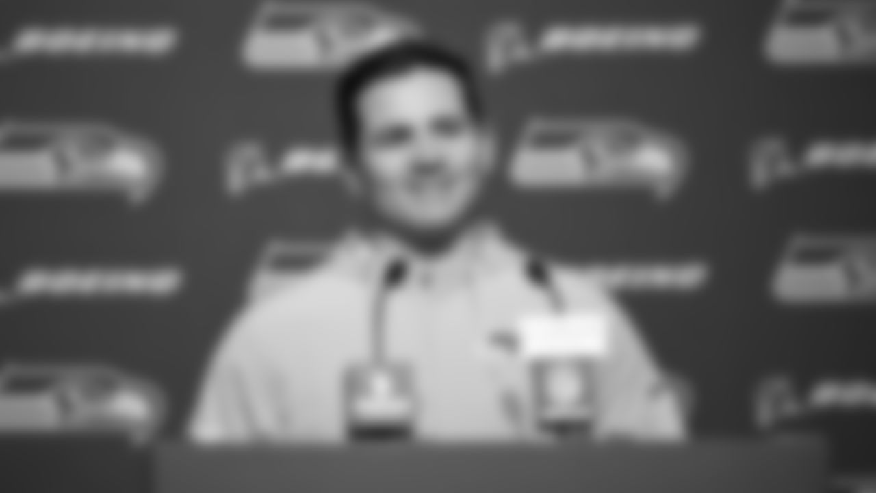 The Seahawks celebrated the 18-16 victory vs. the Colts in Week 15 at Lumen Field.