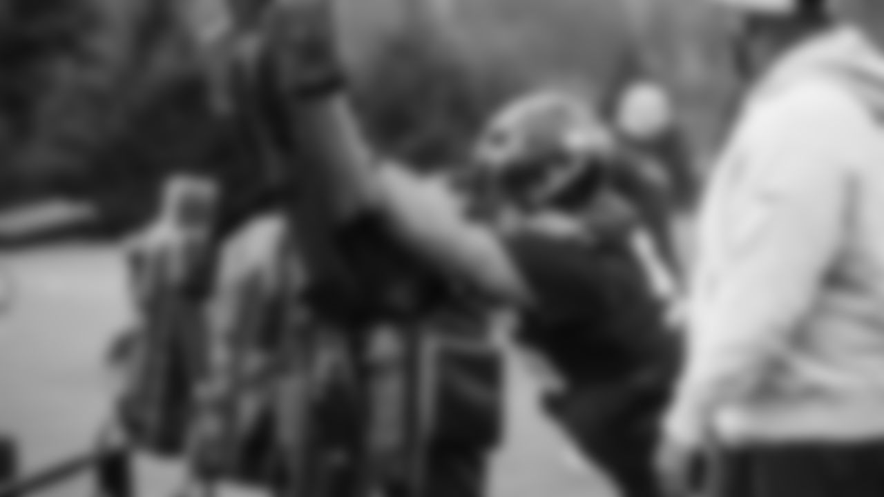 Seahawks nose tackle Brandon Pili (95) practiced on Tuesday, December, 23, 2025 at the Virginia Mason Athletic Center.