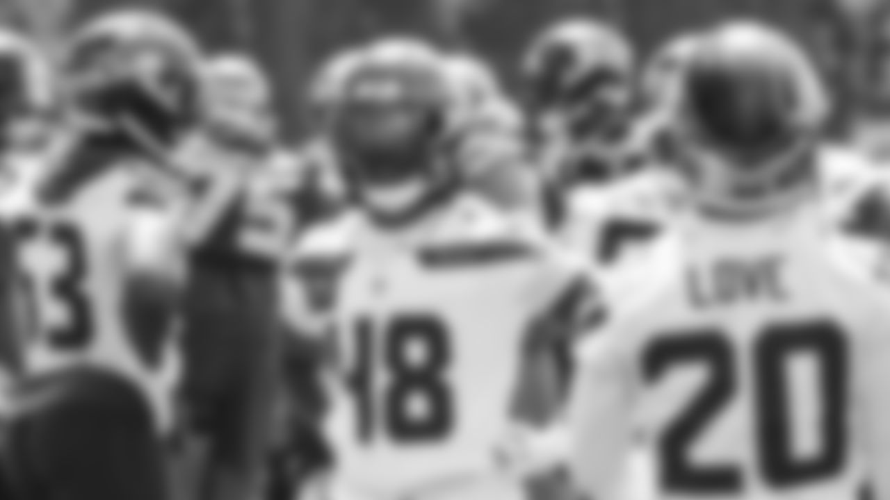 Seahawks linebacker Tyrice Knight (48) participated in a workout on day two of minicamp on Wednesday, June 11, 2025 at the Virginia Mason Athletic Center.