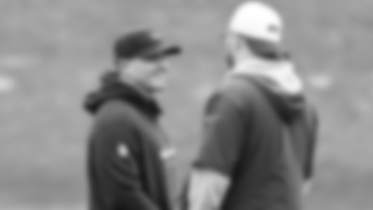 Seahawks head coach Mike Macdonald at practice on Thursday, January 29, 2026 at the Virginia Mason Athletic Center.