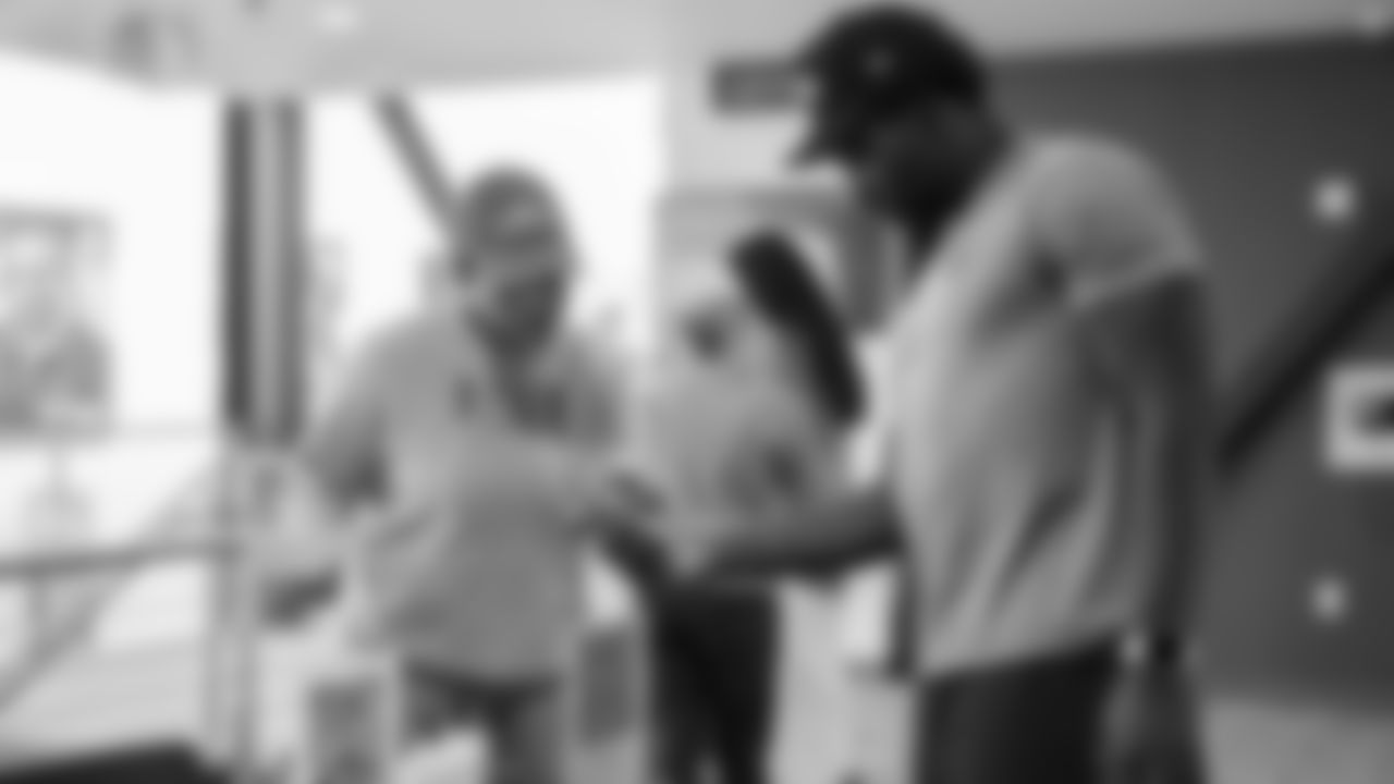 Seahawks players and staff participated in National Voter Registration Day.