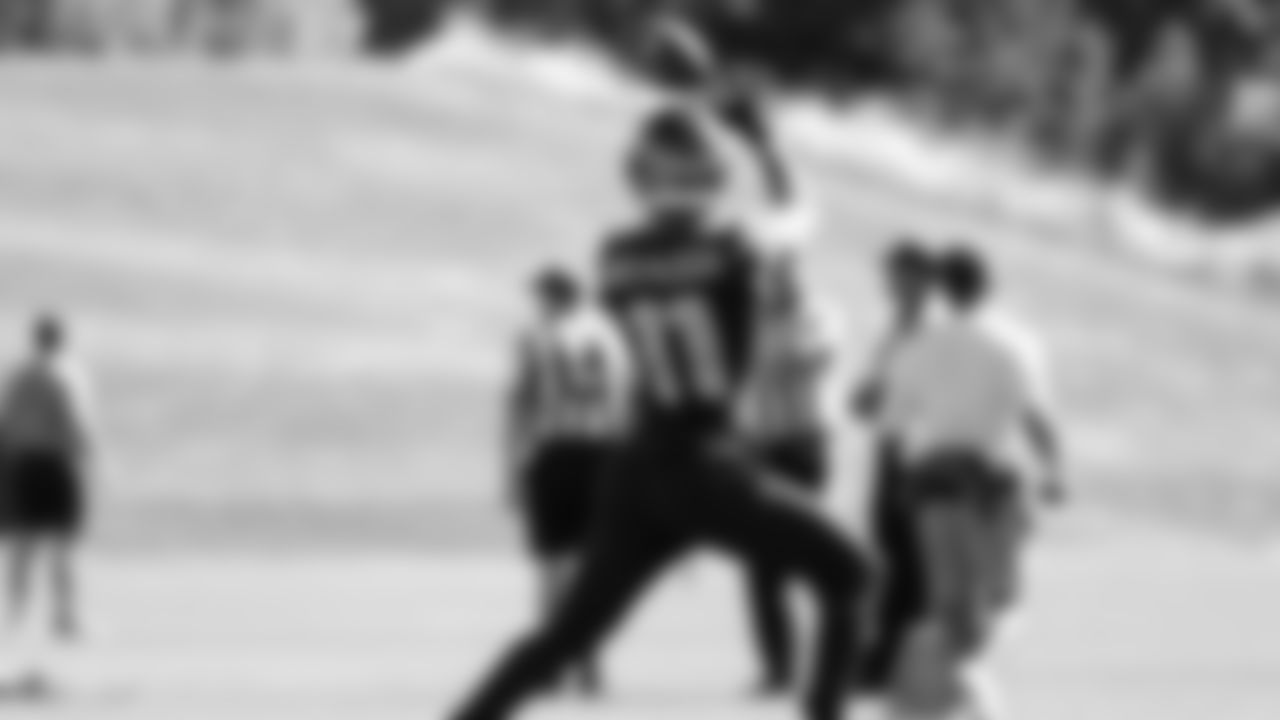 Seahawks wide receiver Jaxon Smith-Njigba (11) practiced on Thursday, September 18, 2025 at the Virginia Mason Athletic Center.