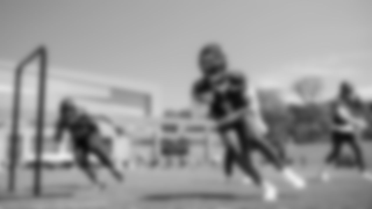 Seahawks wide receiver Marquez Valdes-Scantling (1) participated in a workout on day six of OTAs on Thursday, June 5, 2025 at the Virginia Mason Athletic Center.