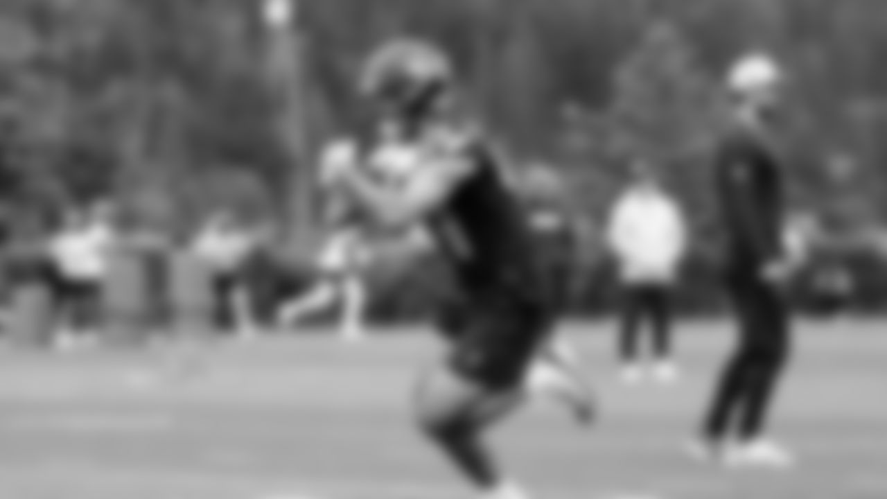 Seahawks tight end Mitch Van Vooren (44) participated in a workout on day five of OTAs on Wednesday, June 4, 2025 at the Virginia Mason Athletic Center.