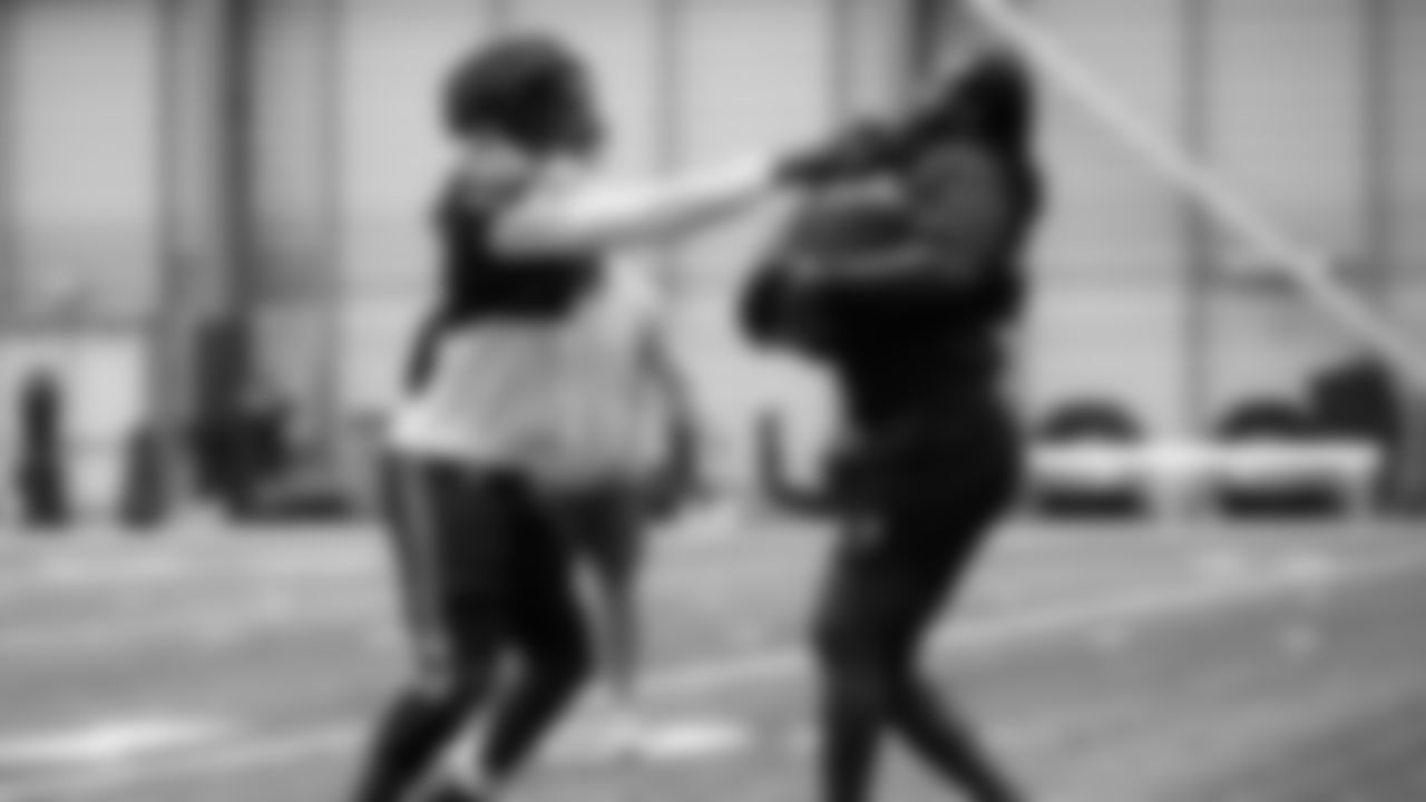 Seahawks linebacker Ernest Jones IV (13) practiced on Thursday, November 13, 2025 at the Virginia Mason Athletic Center.