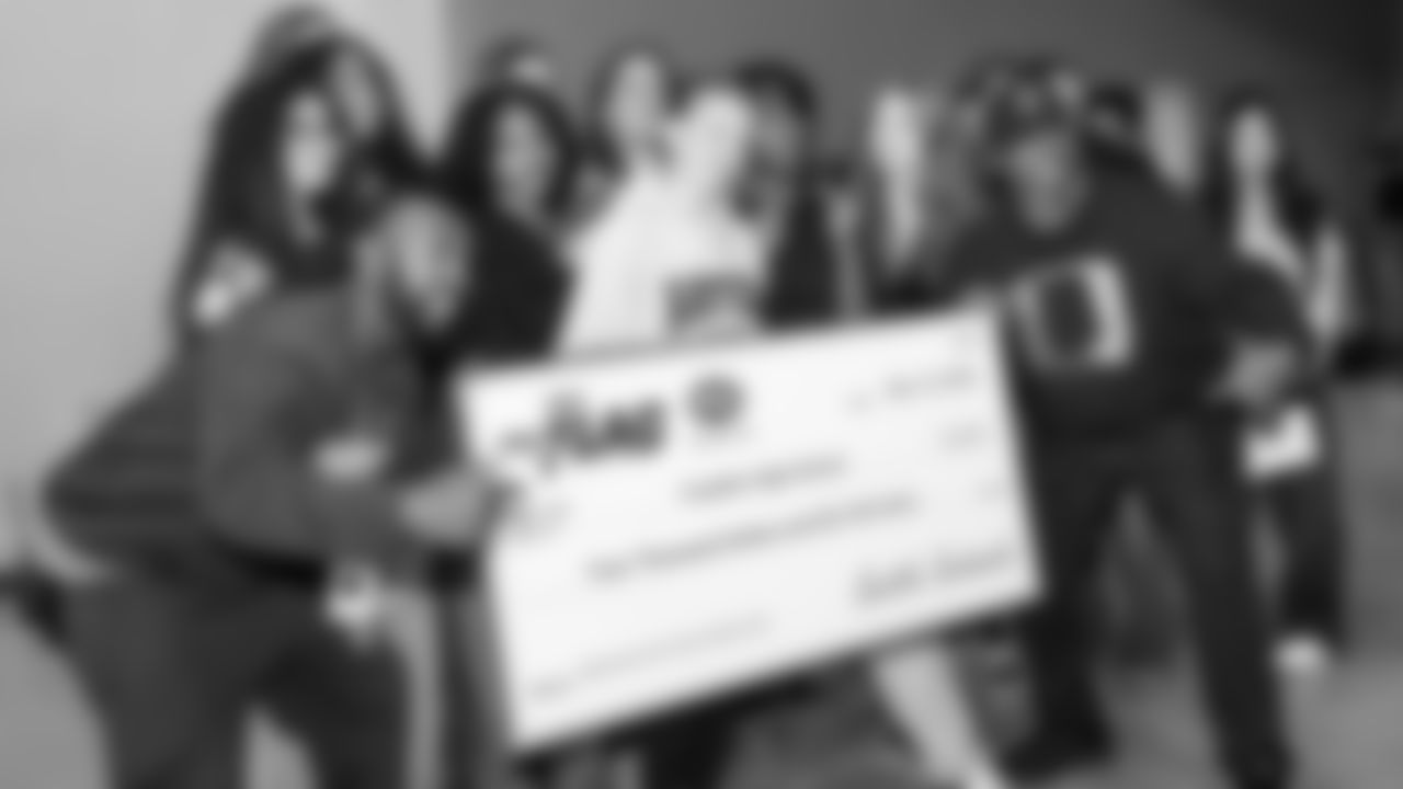 The Seahawks and PCL Construction awarded Franklin High School with a girls flag grant to help implement their first-ever high school girls flag football team.