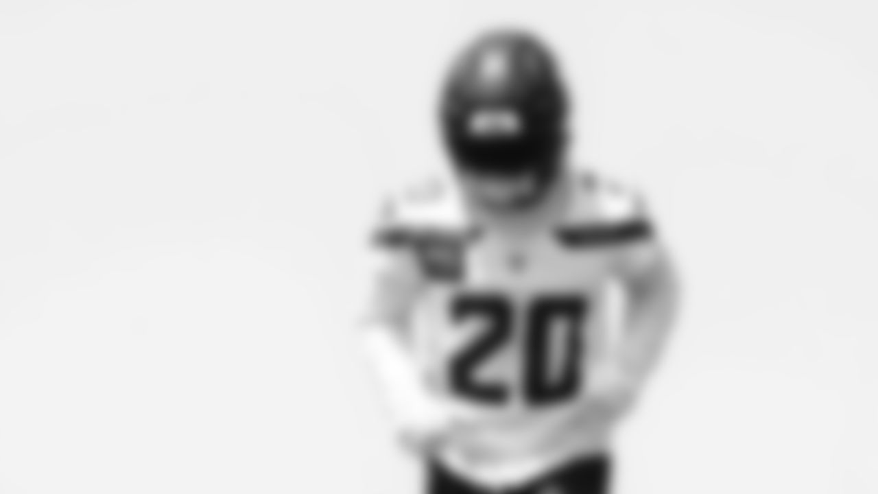 Seahawks safety Julian Love (20) participated in a workout on day four of OTAs on Monday, June 2, 2025 at the Virginia Mason Athletic Center.