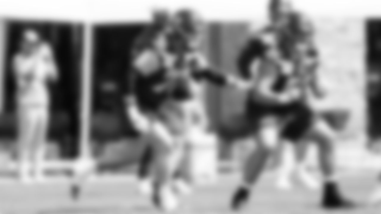 Guard Bryce Cabeldue (77) and center Federico Maranges (62) practiced on day one of rookie minicamp on May 2, 2025 at the Virginia Mason Athletic Center.