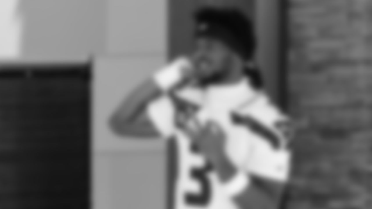 Seahawks safety Nick Emmanwori (3) participated in a workout on day three of OTAs on Friday, May 30, 2025 at the Virginia Mason Athletic Center.