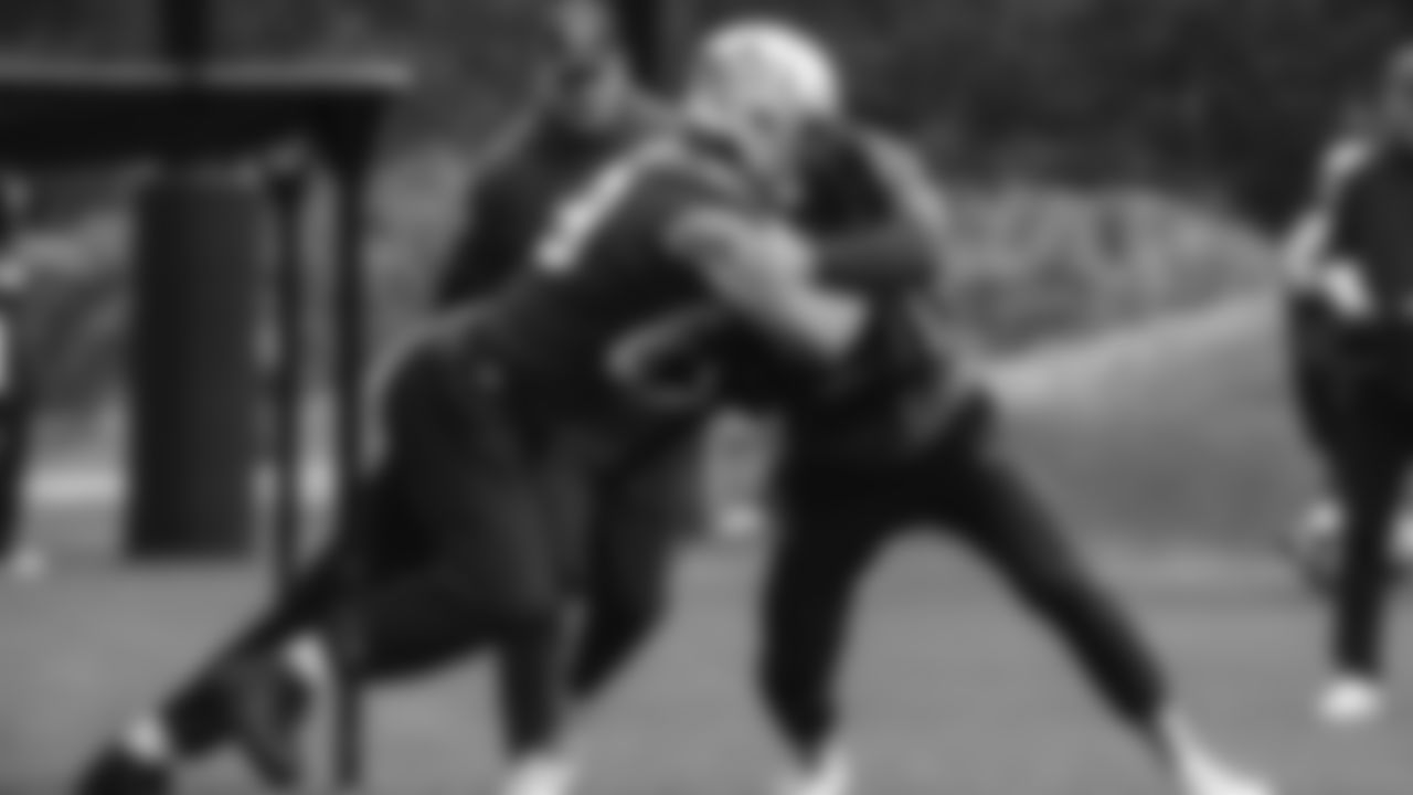 Seahawks tight end AJ Barner (88) practiced on Thursday, October 30, 2025 at the Virginia Mason Athletic Center.