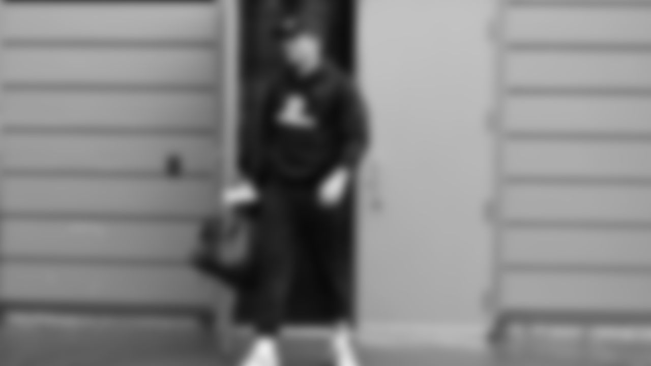 Seahawks quarterback Drew Lock (2) departed the Virginia Mason Athletic Center on November 1, 2025.