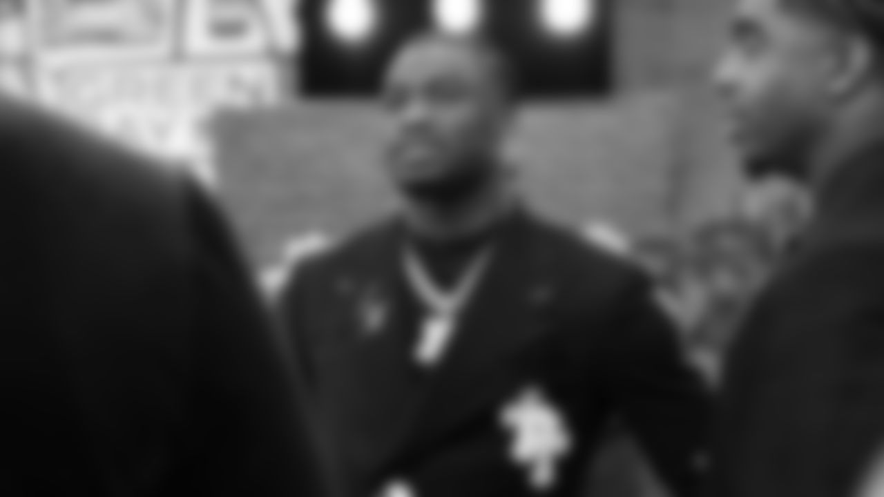 Alabama quarterback Jalen Milroe looks on prior to the 2025 NFL Draft on Thursday, April 24, 2025 in Green Bay, Wisconsin. (Lauren Leigh Bacho/NFL)