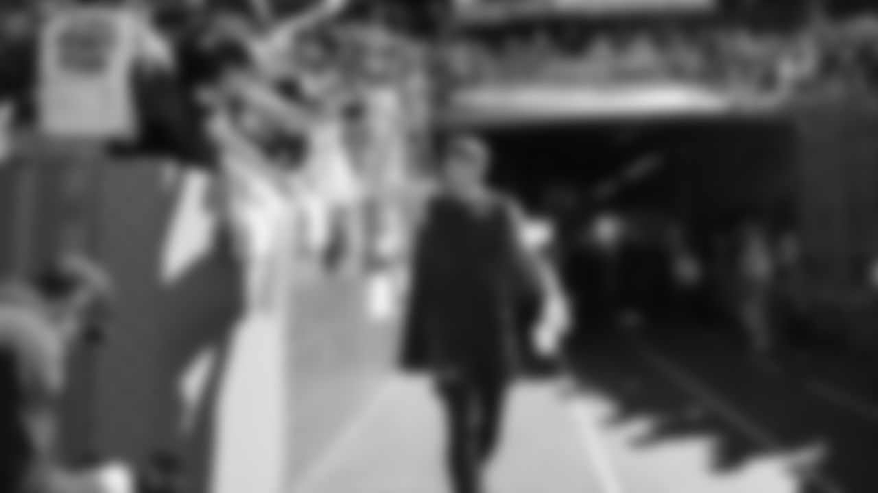 The Seahawks warm up ahead of Super Bowl LX vs. the Patriots at Levi's Stadium on Sunday, February 8, 2026.