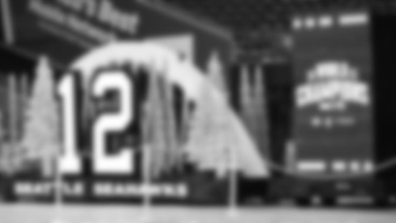 The Seahawks hosted a trophy celebration at Lumen Field on Wednesday, February 11, 2026 in honor of their world championship.