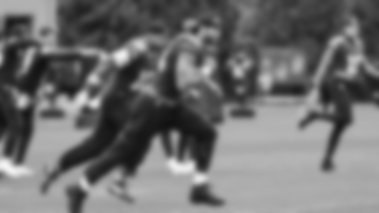 Seahawks tight end AJ Barner (88) practiced on Thursday, October 30, 2025 at the Virginia Mason Athletic Center.