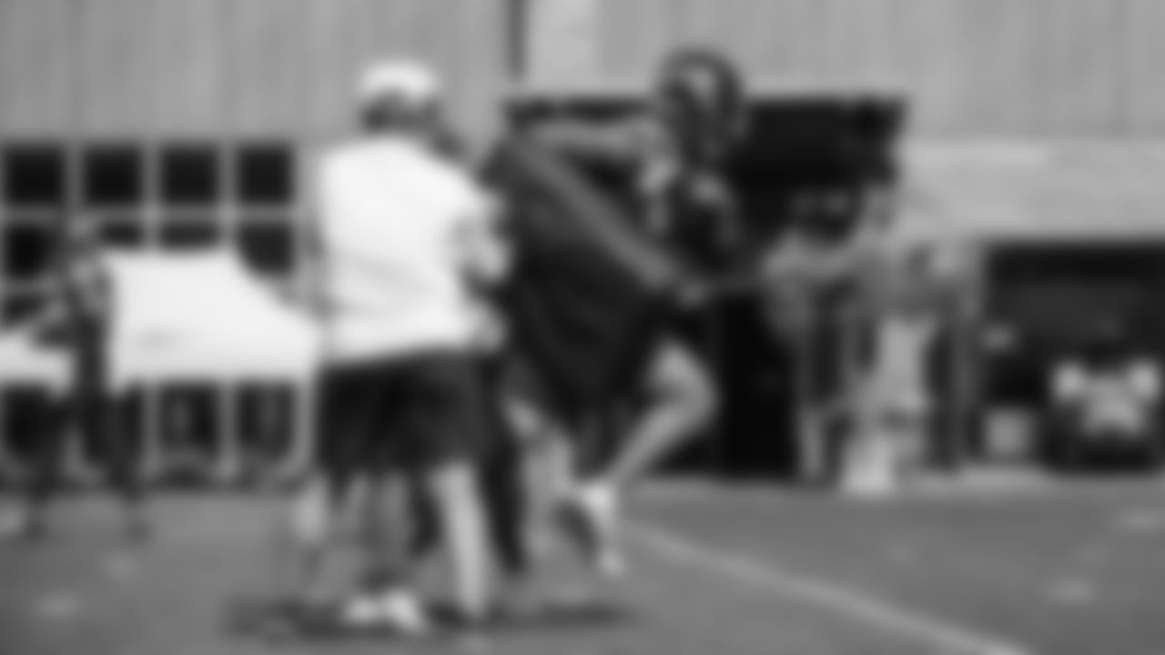 Seahawks tight end Elijah Arroyo (18) practiced on Thursday, September 18, 2025 at the Virginia Mason Athletic Center.
