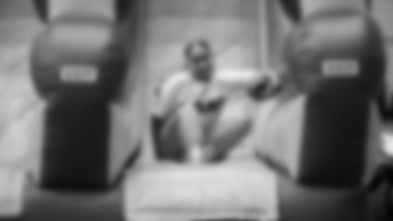 The Seahawks Women's Association packed girls flag kits and hosted a free girls flag football camp at the Seahawks training facility on Saturday, November 8, 2025.