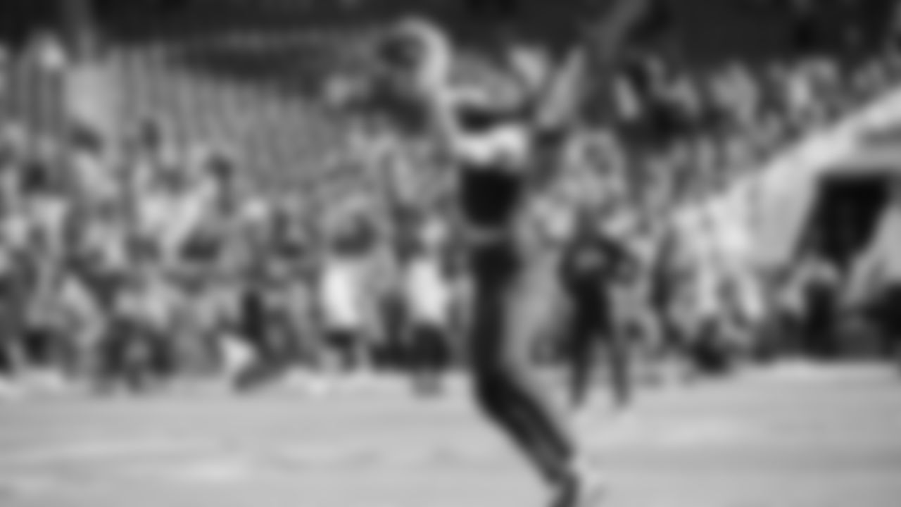 The Seahawks warm up ahead of Super Bowl LX vs. the Patriots at Levi's Stadium on Sunday, February 8, 2026.