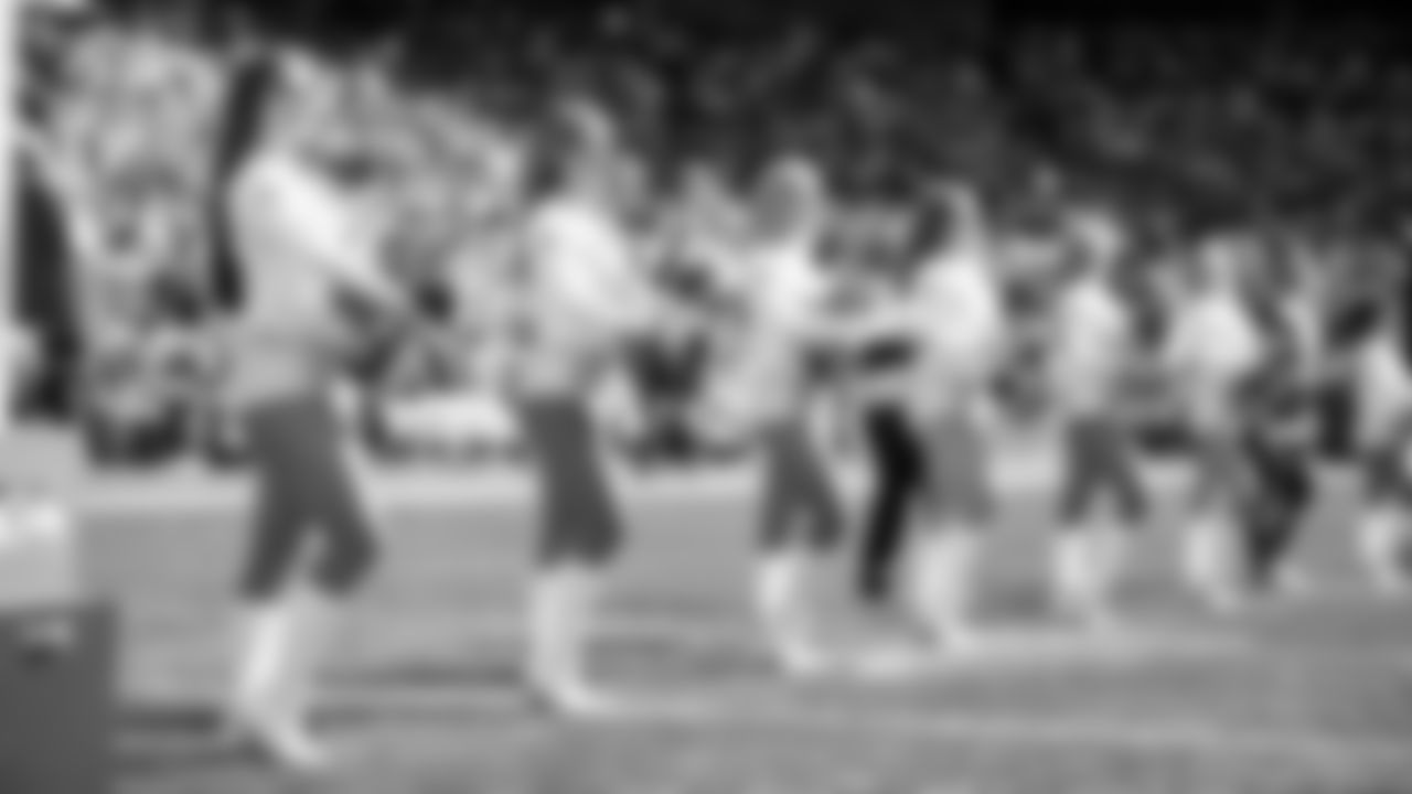 The Seahawks Dancers during the week 3 game against the New Orleans Saints at Lumen Field on Sunday, September 21, 2025.