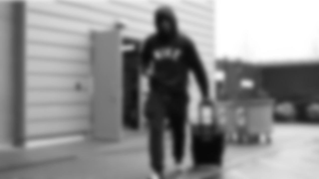 Seahawks cornerback Devon Witherspoon (21) departed the Virginia Mason Athletic Center on Saturday, November 15, 2025 for the Week 11 trip to Los Angeles.