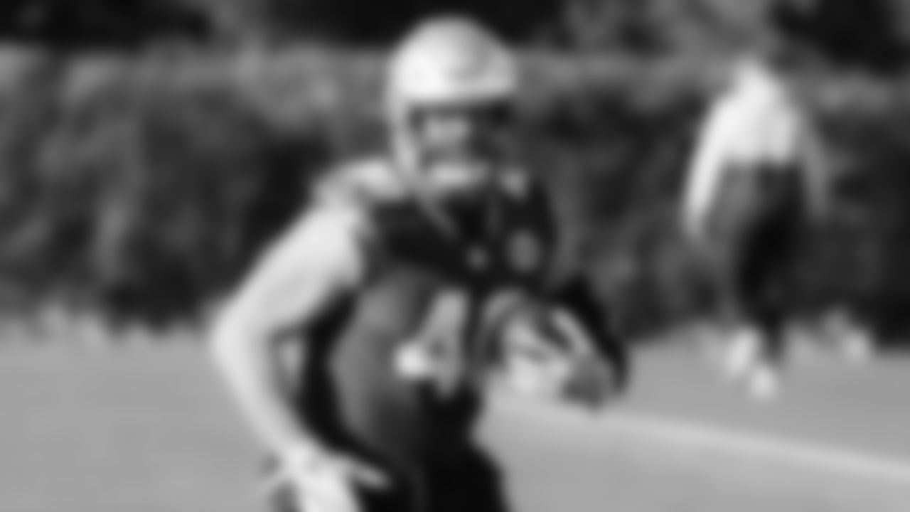 Seahawks fullback Robbie Ouzts (40) practiced on Friday, November 28, 2025 at the Virginia Mason Athletic Center.