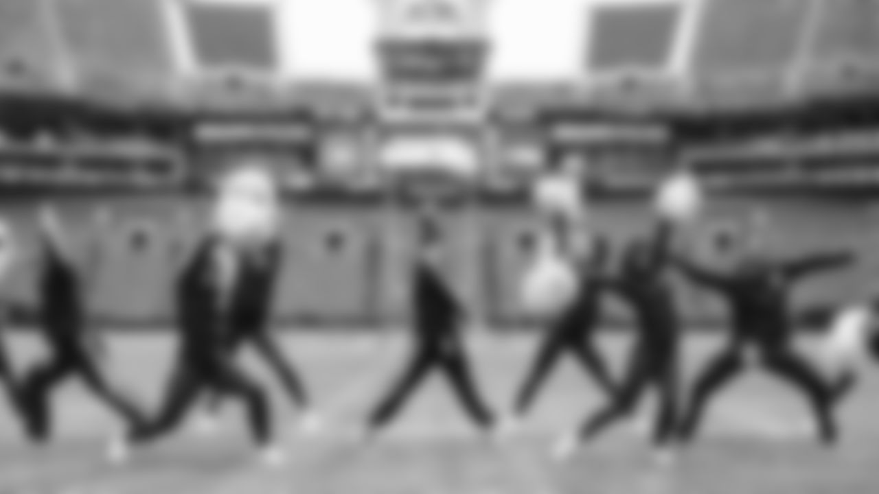 A backstage look at the dancers before the Week 7 game vs. the Texans on October 20, 2025.