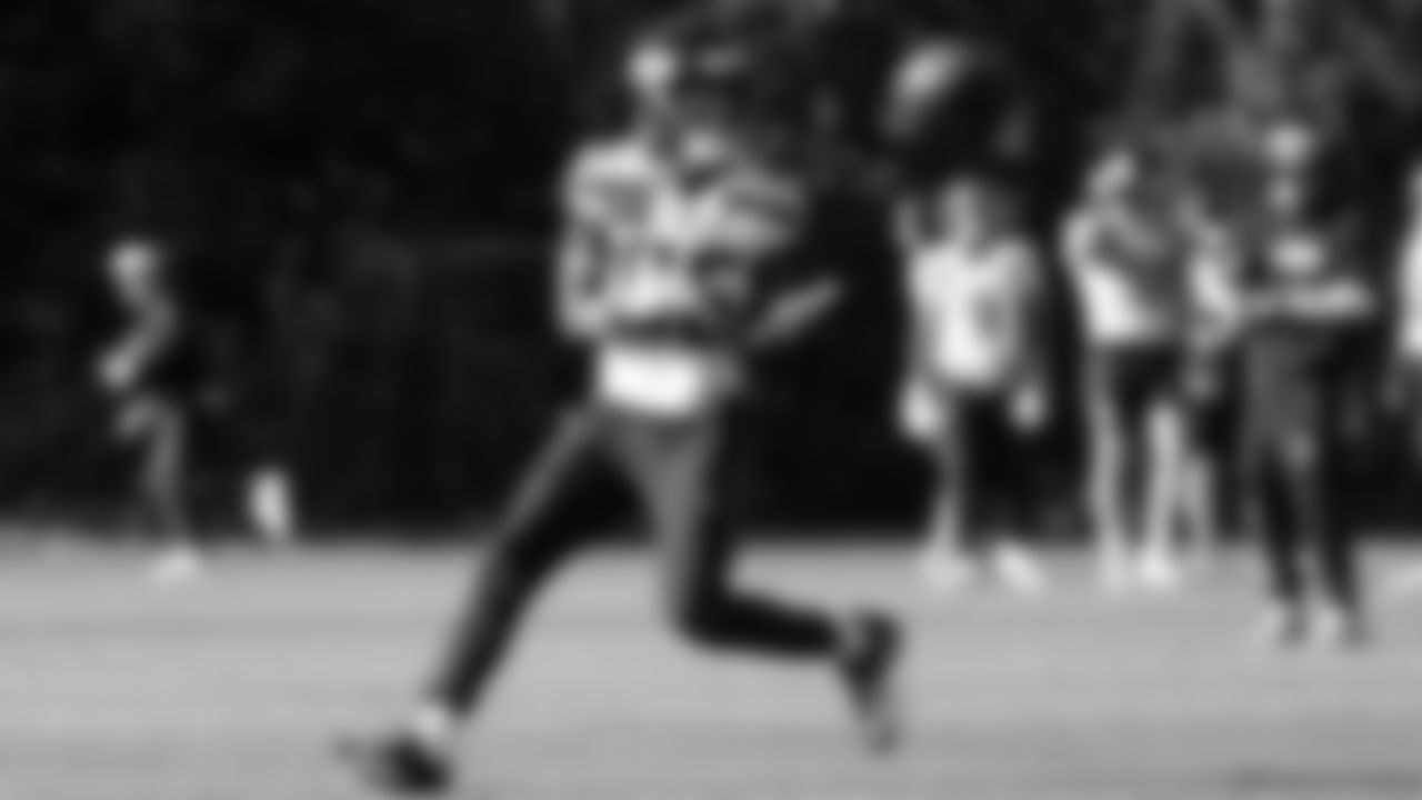 Seahawks wide receiver Ricky White III (86) practiced on Wednesday, November 19 at the Virginia Mason Athletic Center.