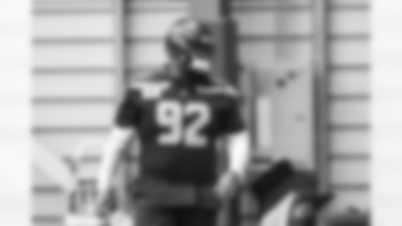 Seahawks defensive lineman Quinton Bohanna (92) practiced at the Virginia Mason Athletic Center on Thursday, January 2, 2025.