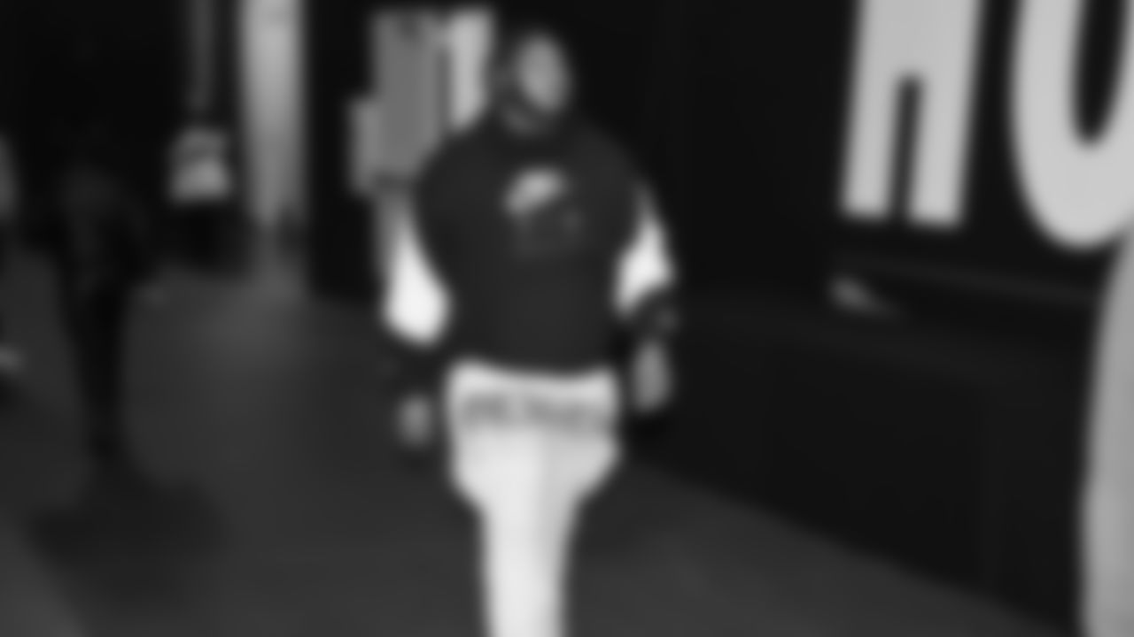 Seahawks nose tackle Bubba Thomas (69) arrived at Lumen Field for the Week 16 matchup vs. the L.A. Rams.