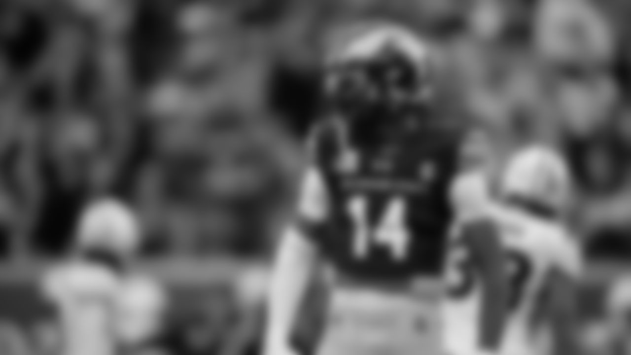 Colorado State wide receiver Tory Horton (14) in the second half of an NCAA college football game Saturday, Nov. 18, 2023, in Fort Collins, Colo. (AP Photo/David Zalubowski)
