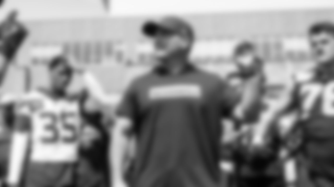 Seahawks head coach Mike Macdonald on day two of minicamp on Wednesday, June 11, 2025 at the Virginia Mason Athletic Center.