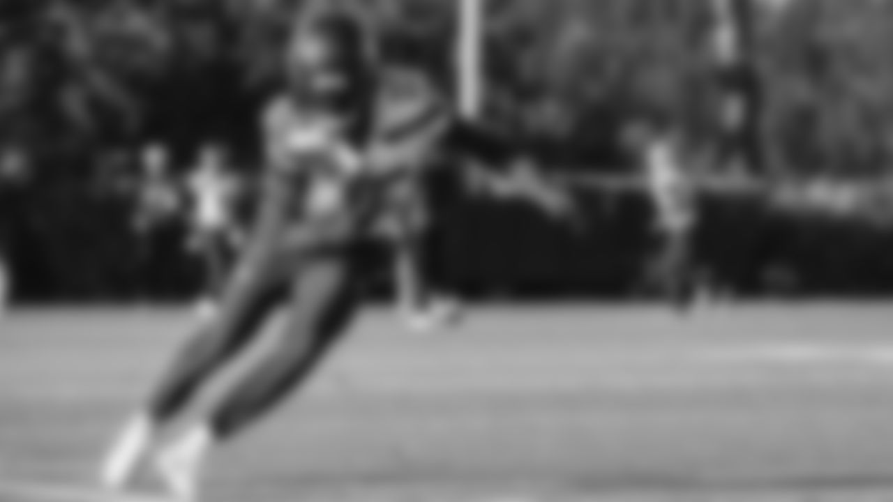 Seahawks wide receiver Rashid Shaheed (22) practiced on Wednesday, November 19 at the Virginia Mason Athletic Center.