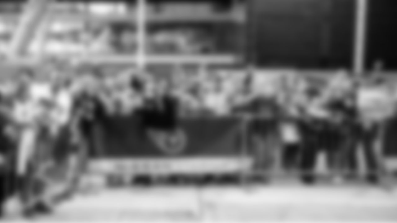 Outside of the visitors locker room, Seahawks fans waited to cheer on the players as they exited to head for the buses to the airport.