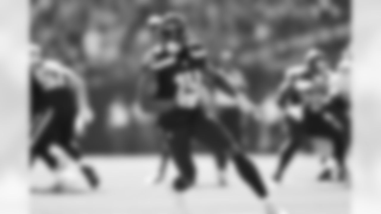 Seahawks wide receiver DK Metcalf (14) at the Week 5 matchup against the New York Giants at Lumen Field on Sunday, October 6, 2024.