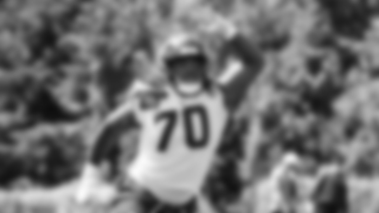 Seahawks nose tackle J.R. Singleton (70) participated in a workout on day two of minicamp on Wednesday, June 11, 2025 at the Virginia Mason Athletic Center.