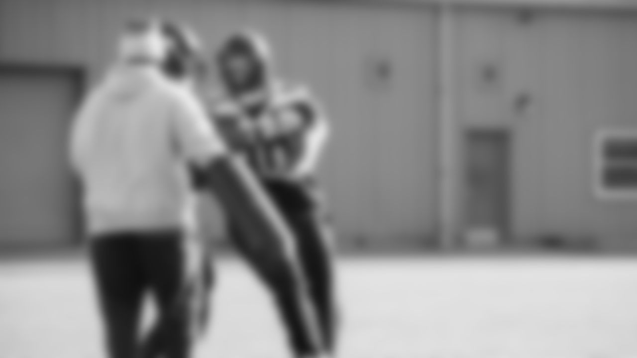 Seahawks defensive tackle Jarran Reed (90) practiced on Thursday, January 22, 2026 at the Virginia Mason Athletic Center.