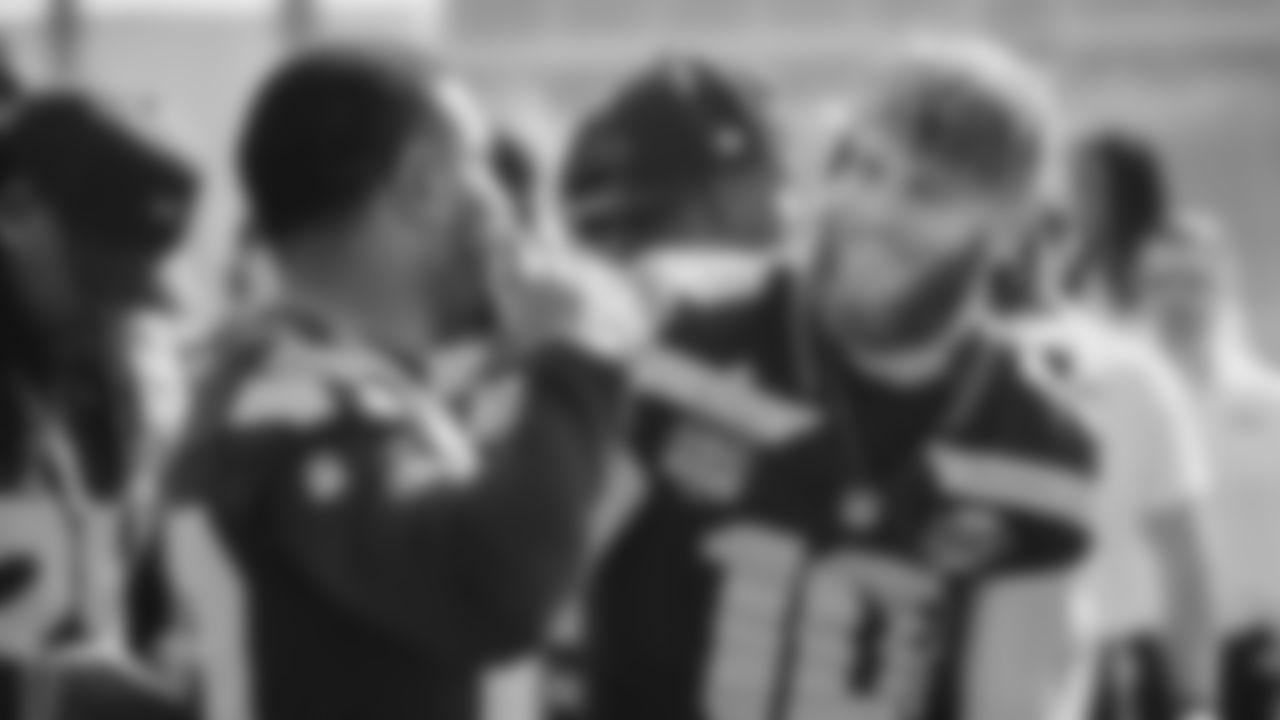 Seahawks wide receiver Cooper Kupp (10) during the Super Bowl LX team photo on February 7, 2026.