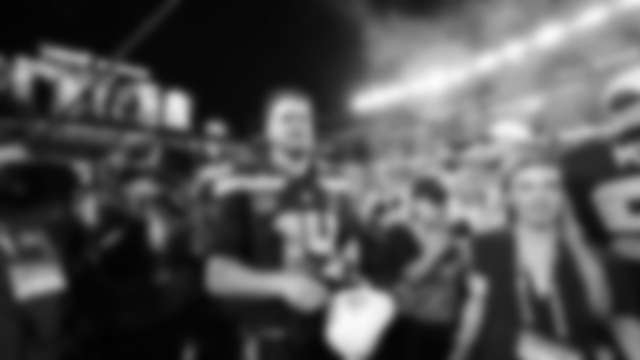 The Seahawks celebrated the 29-13 victory vs. the Patriots in Super Bowl LX.