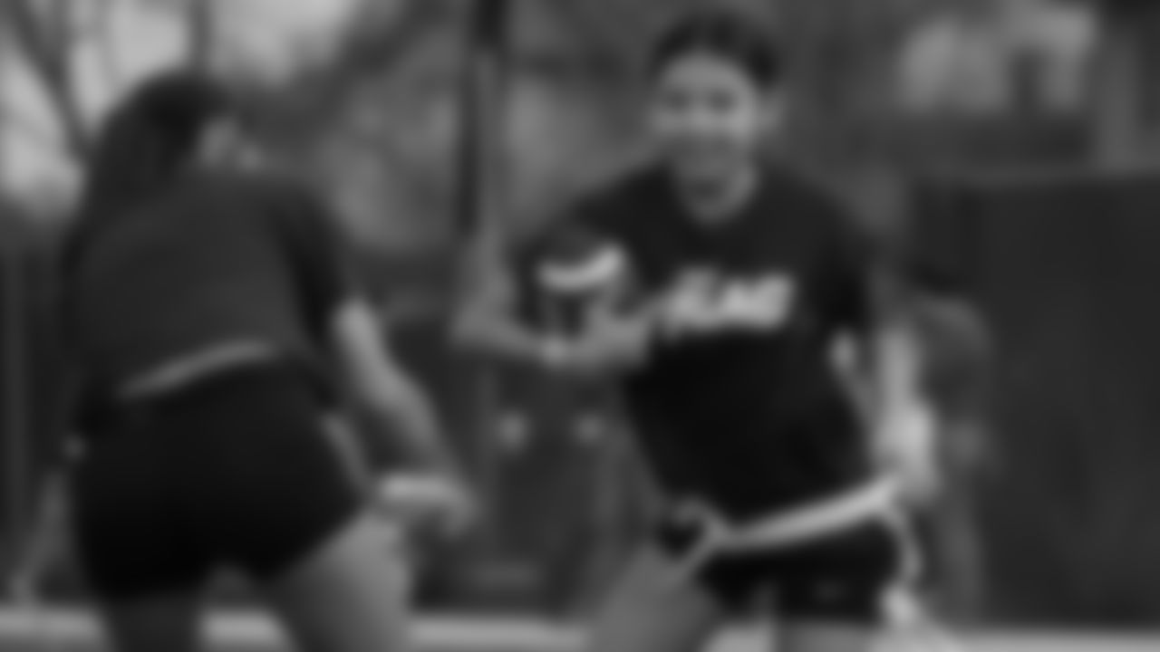 The Seattle Seahawks Flag Football Clinic on February 5, 2026 as part of the Impacting 50 Communities event in East Palo Alto, CA.