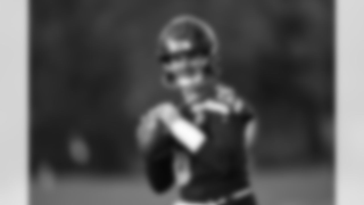 Seahawks quarterback Sam Howell (6) practiced on Wednesday, December 11, 2024 at the Virginia Mason Athletic Center