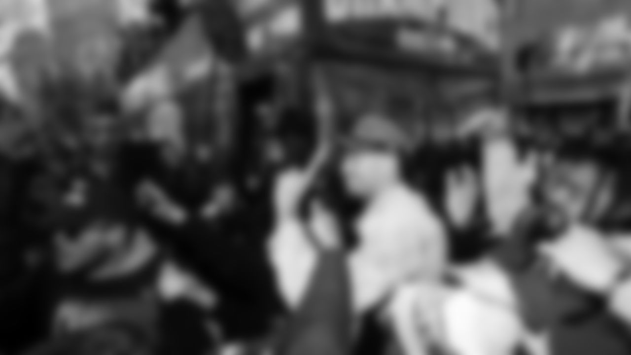 The Seahawks participated in the World Championship Parade through downtown Seattle on February 11, 2026.