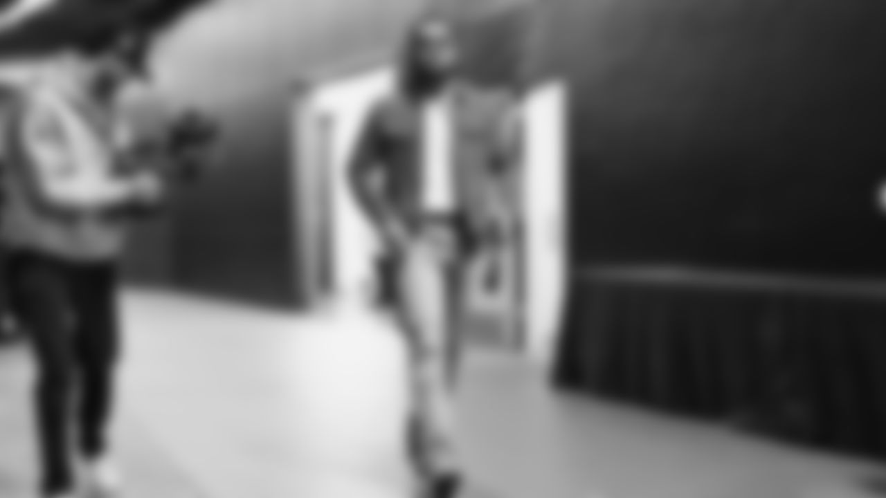 Seahawks safety Coby Bryant (8) arrived at Lumen Field for the NFC Championship game vs. the Los Angeles Rams on Sunday, January 25, 2026.