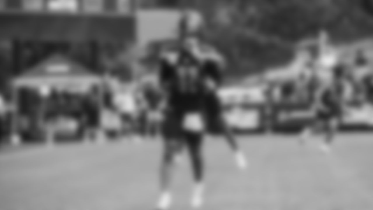 Seahawks wide receiver Jaxon Smith-Njigba (11) practiced on day three of training camp on July 25, 2025 at the Virginia Mason Athletic Center.