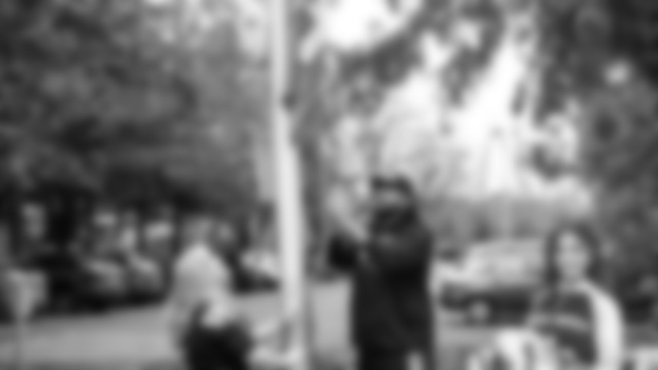 The Seahawks visited Sanislo Elementary on January 14, 2026 as part of the 12-Pages Reading Program.