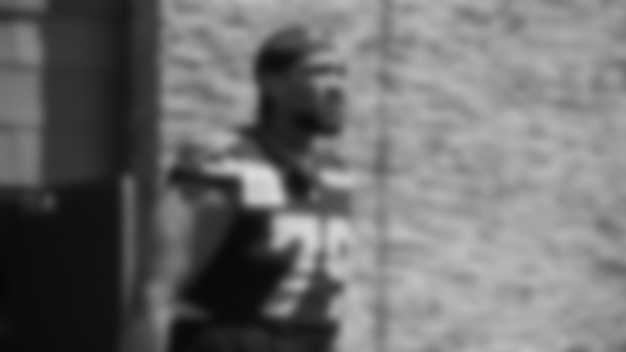 Seahawks tackle Amari Kight (79) practiced on day two of training camp on July 24, 2025 at the Virginia Mason Athletic Center.