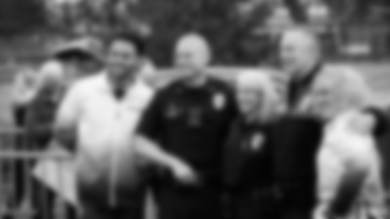 Seahawks Legend Marcus Trufant, quarterback Jalen Milroe, Blitz and the Seahawks Dancers participated in the Tacoma Police Department and Friends Thanksgiving Turkey Giveaway on November 18, 2025.