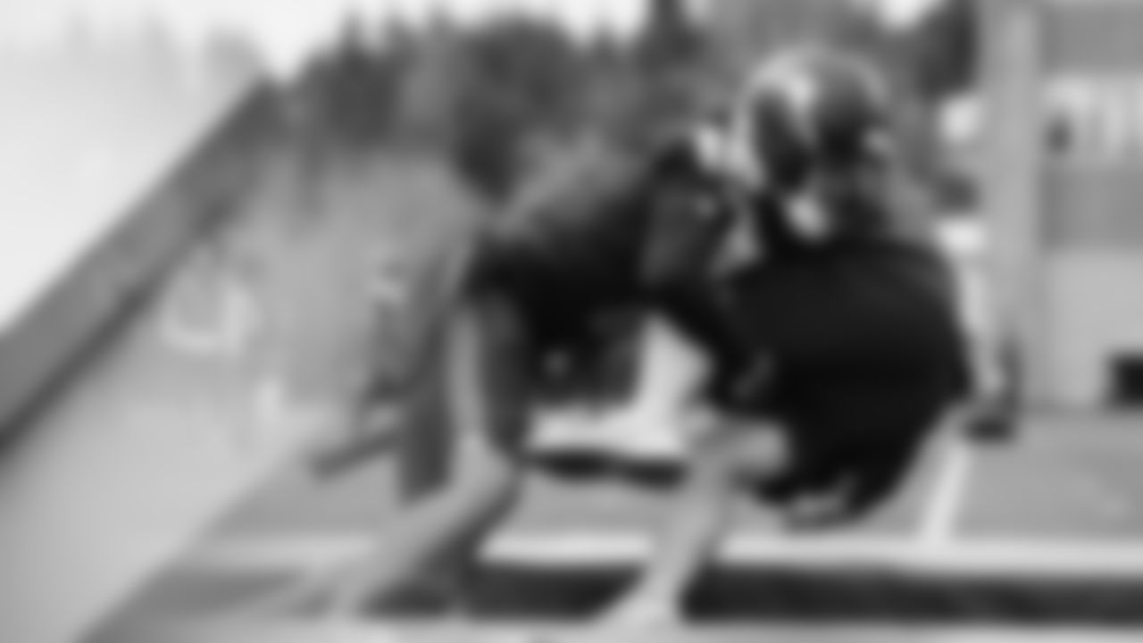 Seahawks safety Coby Bryant (8) practiced on Wednesday, December 3, 2025 at the Virginia Mason Athletic Center.